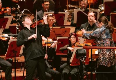 Joshua Bell and Dalia Stasevska