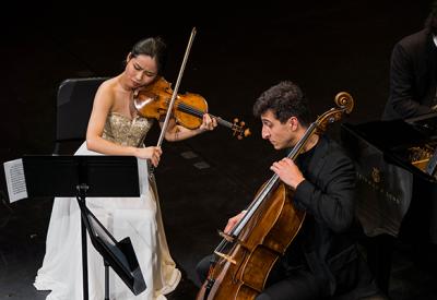 Musicians performing