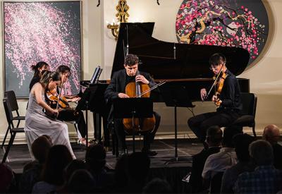 Musicians performing