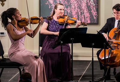 Musicians performing
