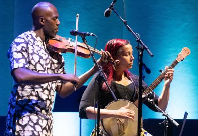 Justin Robinson and Rhiannon Giddens