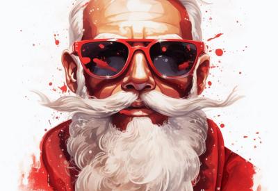  “Santa” invites you to 'Christmas at the California." Art courtesy of Symphony San Jose.