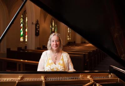 Susan Jane Matthews at the Steinway B, St. Paul's Episcopal Church, Burlingame