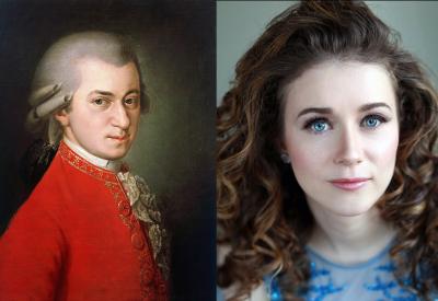 Pictured L-R: W.A. Mozart, Nola Richardson