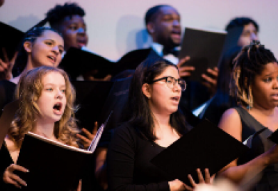 Members of The Colburn School Community School Choir.