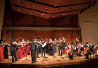 The Colburn School Academy Virtuosi students in performance.
