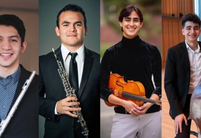 Alejandro Lombo, Eder Rivera, Nicolas Valencia, and Matthew Peralta