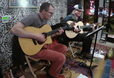 Teja Gerken and Matthew Montfort Performing Live