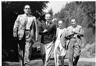 Otto Klemperer, Arnold Schoenberg, Ernst Toch in Santa Monica