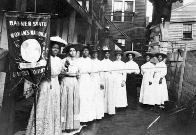 Nannie Burroughs and Suffragists, 1905 (Library of Congress)