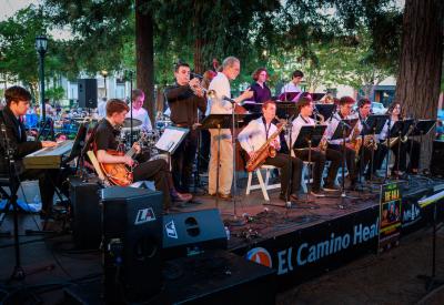 Photo of MJF Regional Band & Vocal Ensemble by Claudio Valenzuela courtesy of Jazz On The Plazz