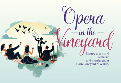 Bask in the ambiance of beautiful music, wine and cameraderie