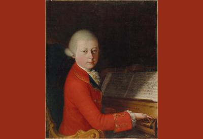 Portrait of Wolfgang Amadeus Mozart at the age of 13 in Verona, 1770