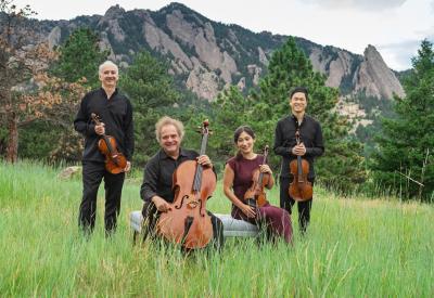 Cal Performances presents Takács Quartet, February 16, 2025 at Hertz Hall (credit: Amanda Tipton)