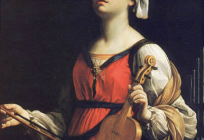 Painting of St. Cecilia