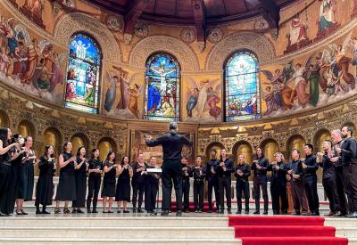 Ensemble Continuo performing at Stanford Memorial Church in June 2024