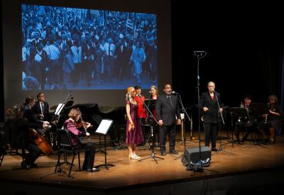 Musicians of AACI onstage at 2024 Benefit Concert, East Palo Alto, CA