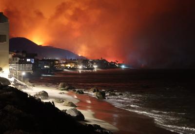 Palisades fire