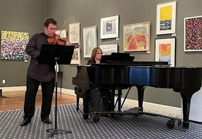 Miroslav Ambroš, violinist and Zuzana Ambrošová, pianist