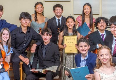 2025 Marin Music Chest Scholarship Winners performing on May 3, 2025.