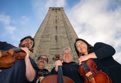 Berkelium String Quartet in their element