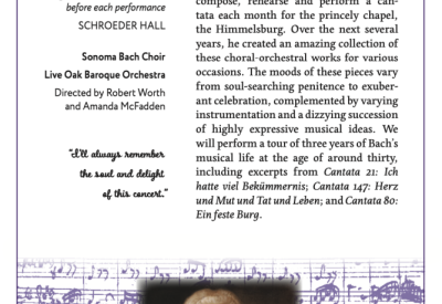 Bach Around 30 Flyer
