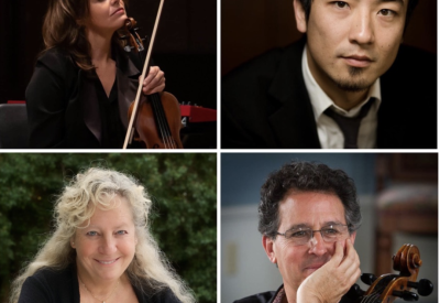 Hrabba Atladottir, violin; Keisuke Nakagoshi, piano; Susan Freier, viola/violin; Stephen Harrison, cello.