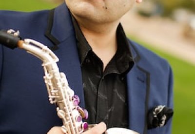 saxophonist Michael Hernandez