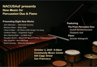 NACUSAsf - Music for Percussion & Piano