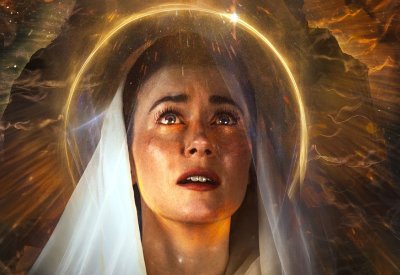 Official art for LA Opera’s production of HILDEGARD