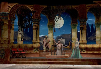 Peter Crompton's design for the Salome set.