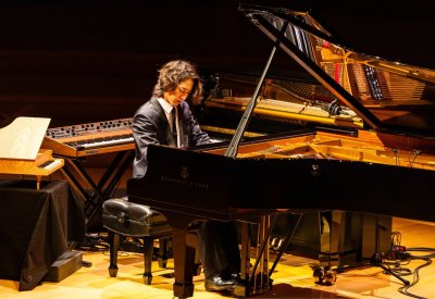 Hayato Sumino performs for Steinway Society - The Bay Area live on-stage Sunday, May 10 at 2:30pm at the Visual and Performing Arts Center at De Anza College in Cupertino. Photo courtesy of the artist. 