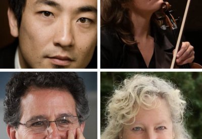 Hrabba Atladottir, violin; Keisuke Nakagoshi, piano; Susan Freier, viola/violin; Stephen Harrison, cello.