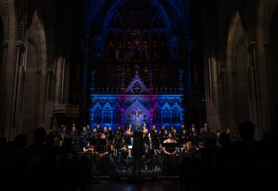 Trinity Choir, Trinity Youth Chorus, and NOVUS perform Andrew Yee’s Trans Requiem | Courtesy of artist