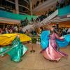 Members of Melieka Fathi Dance Company perform in Segerstrom Hall lobby
