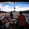 On the arena stage