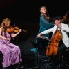 Pianist Chelsea Wang, violinist Stella Chen, and cellist David Requiro | Credit: Harrison Truong