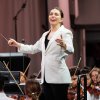 Anna Handler conducts the LA Philharmonic at the Hollywood Bowl | Credit: Elizabeth Asher