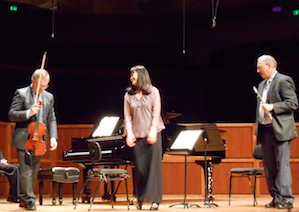 Wayne Roden, June Oh, and David Neuman played Bruch