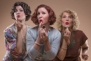 Kari Yancy, Nicole Frydman, and Cami Thompson sing "Gather Lip Rouge While You May"