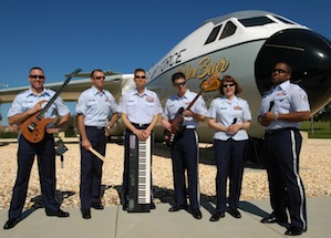 Members of the Air Force Band of the Golden West (without the aircraft) will participate in the Symphony's "Barbary Coast" concerts