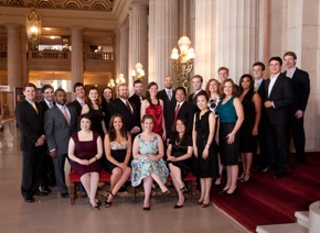 The entire Merola Class of 2010 (without Ao Li, still on his way from China)<br>Photo by Kristen Loken Anstey