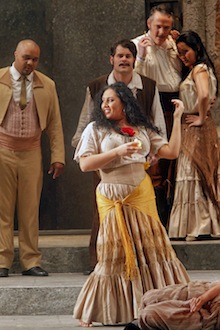 Anita Rachvelishvili in the Saturday <em>Carmen</em> performance<br>Photo by Cory Weaver Anita Rachvelishvili in the Saturday <em>Carmen</em> performance