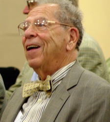 Robert Commanday on the day before his 89th birthday<br>Photos by Michael Strickland
