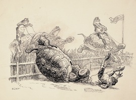 Kley's Steeplechaser (courtesy Walt Disney Family Foundation) Kley's Steeplechaser (courtesy Walt Disney Family Foundation)