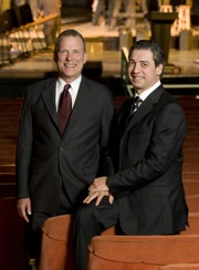 David Gockley and<br>Nicola Luisotti<br>Photo by Terrence McCarthy