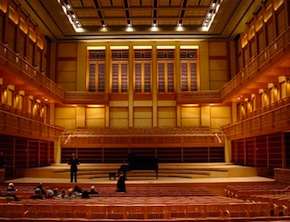 Green Music Center concert hall<br>Photo by Michael Strickland Green Music Center concert hall