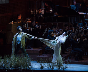 Huber and dancer Janice Lancaster Larsen as Ingrid
