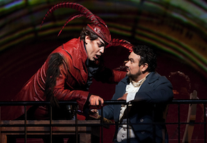 As Gounod's Méphistophélès, with Vargas as Faust, at the Met