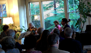 Ives Quartet Salon focused on "Patronage" and the importance of people supporting art and the places where they shared it Ives Quartet Salon focused on "Patronage" and the importance of people supporting art and the places where they shared it